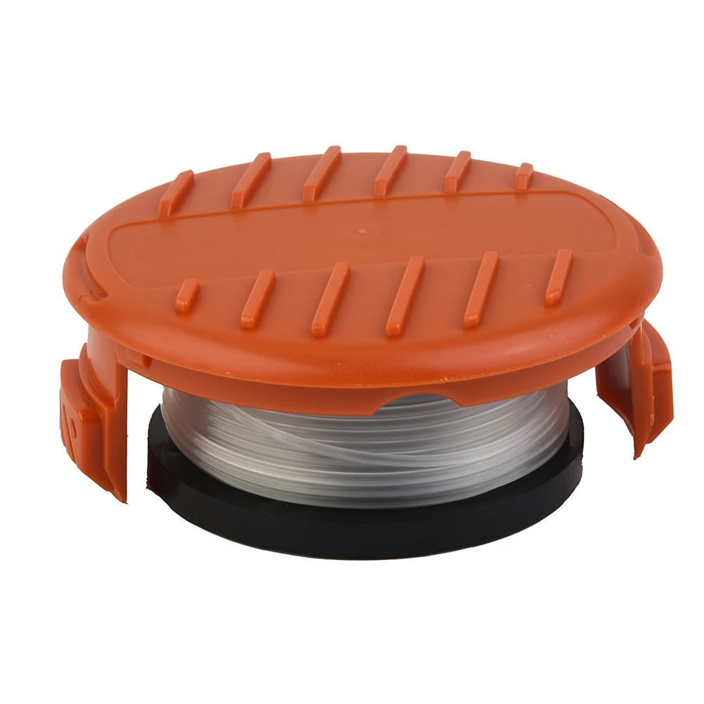 Trimmer Line Replacement Spool and Cover Cap Set for Black and Decker For GLC3630L For GLC3630L20 Compatible Devices