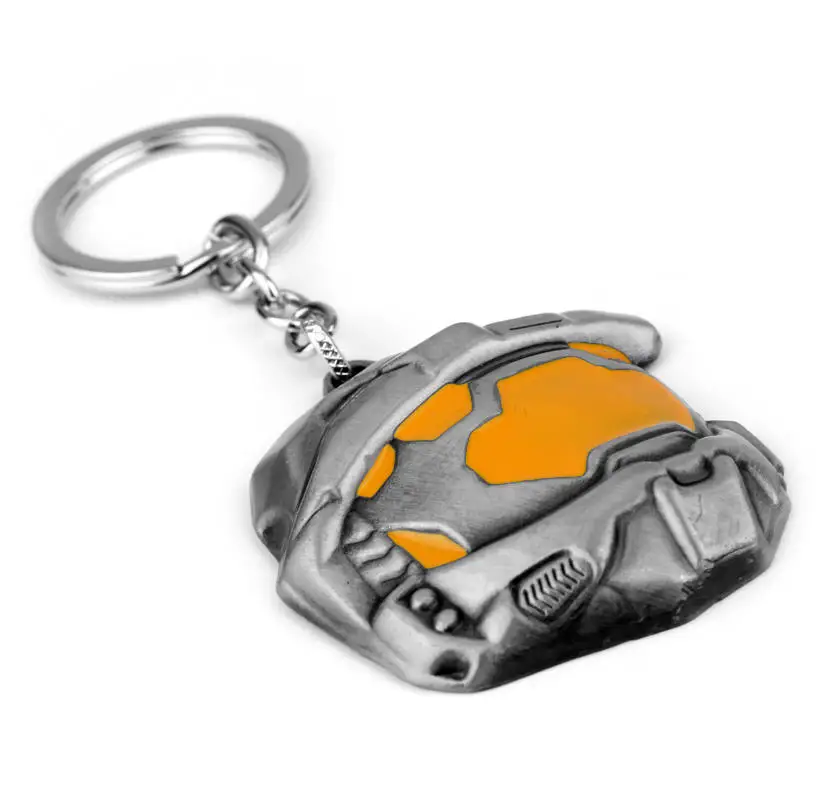 Halo Spartan Assault Mask Keychain Mask Car Keyring Ornaments Decoration Accessories For fans Gift