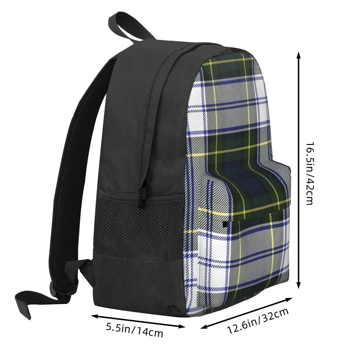 Gordon Dress Tartan Plaid Backpacks Boys Girls Bookbag Students School Bags Cartoon Kids Rucksack Travel Rucksack Shoulder Bag