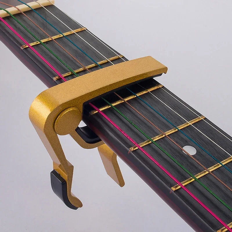 Gitara Capo zacisk ze stopu Aluminium gitara klasyczna gitary akustyczne gitara Capo Ukulele Capo ze ściągaczem mostka