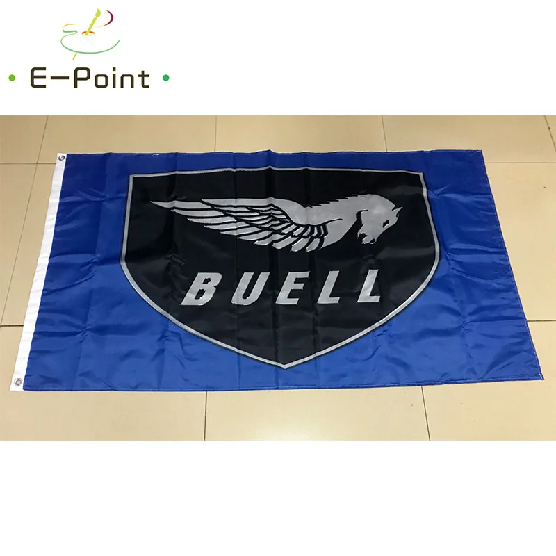 Buell Racing Flag 3ft*5ft (90*150cm) Size Christmas Decorations for Home Flag Banner Indoor Outdoor Decor HYK026