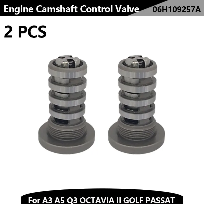 2pcs 06H109257A Engine Variable Timing VVT Solenoid for Audi A4 TT A6 Q5 A5 Q3 ALTEA GOLF Camshaft Adjuster Valve 06H 109 257 C