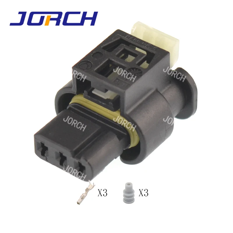 Automotive 3 Way Male Connectors 805-121-521 Auto Wire Original Jacket 805-121-521