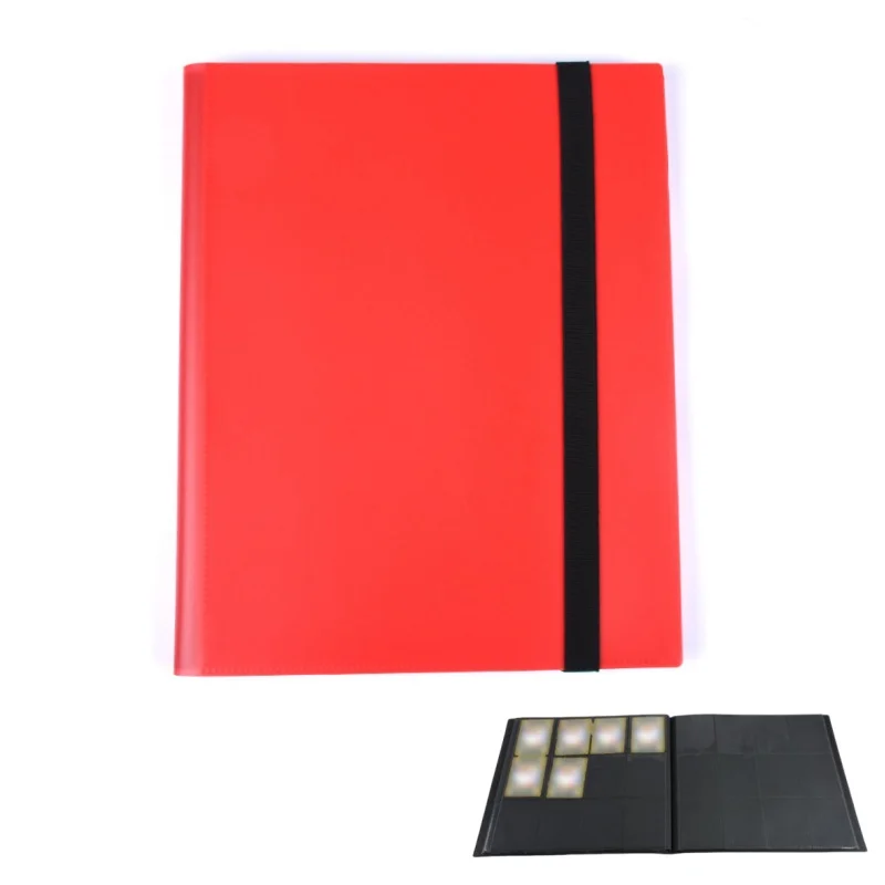 Premium multi-pocket trading card binder - biedt plaats aan 160/360/480 kaarten - duurzame PP-hoes - ideaal voor basketbal-, voetbal- en sportkaarten