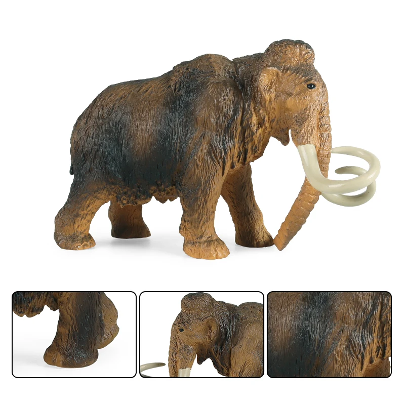 Oenux Afrikanische Wilde Tiere Elefanten Modell Simulation Große Mammut Action-figuren Figur PVC Pädagogisches Spielzeug Für Kinder Geschenk – Detail 13