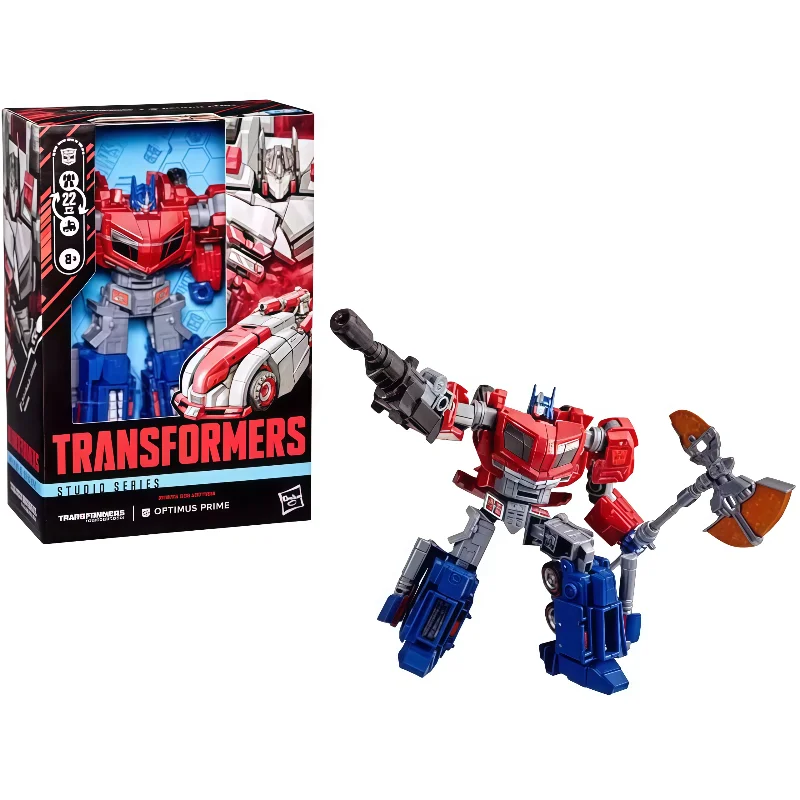 متوفر في المخزون هاسبرو محولات اللعب الكلاسيكية سلسلة الاستوديو أوبتيموس برايم محول روبوت عمل نموذج لجسم جمع الهوايات اللعب