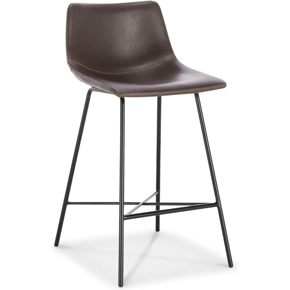 

Барный стул 24 дюйма, стойка высотой, 3 дюйма, прочные кухонные стулья с задней частью, удобные