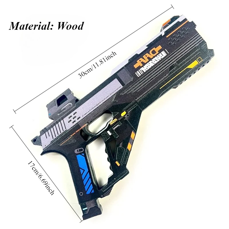 

Love and Deepspace Caleb Cosplay Prop – Far Air Naval Officer Wooden Guns Pistol for Manga Exhibition Toys Boys 2026