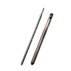 5kg/h Extruder 30mm Diameter Screw Nitrided Barrel with Nozzle Band Heaters for DIY Desktop Machine 5kg/h