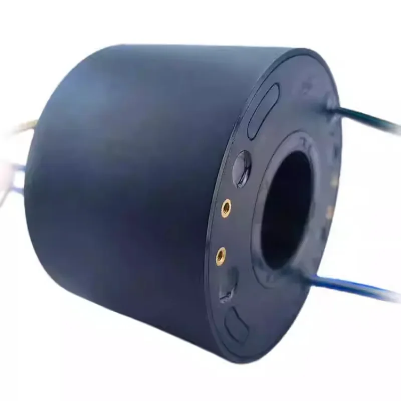 

Via-hole conductive slip ring inner diameter 38.1mm rotary connector, medium hole collector ring conductive ring