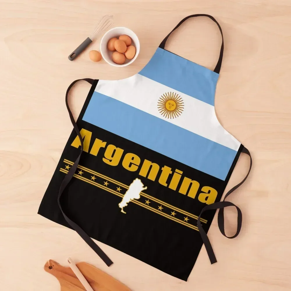 

Argentine Flag - Flag of Argentina Apron Chef jacket men For Women Kitchen chef costume Apron