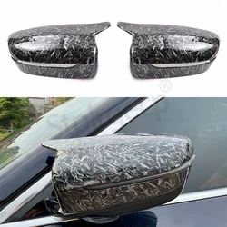 G30 mirror cover For BMW 4 5 7 8-Series G22 G23 G24 G11 G12 G14 G15 G16 G31 G38 Black Forged Carbon Fiber Mirror Covers