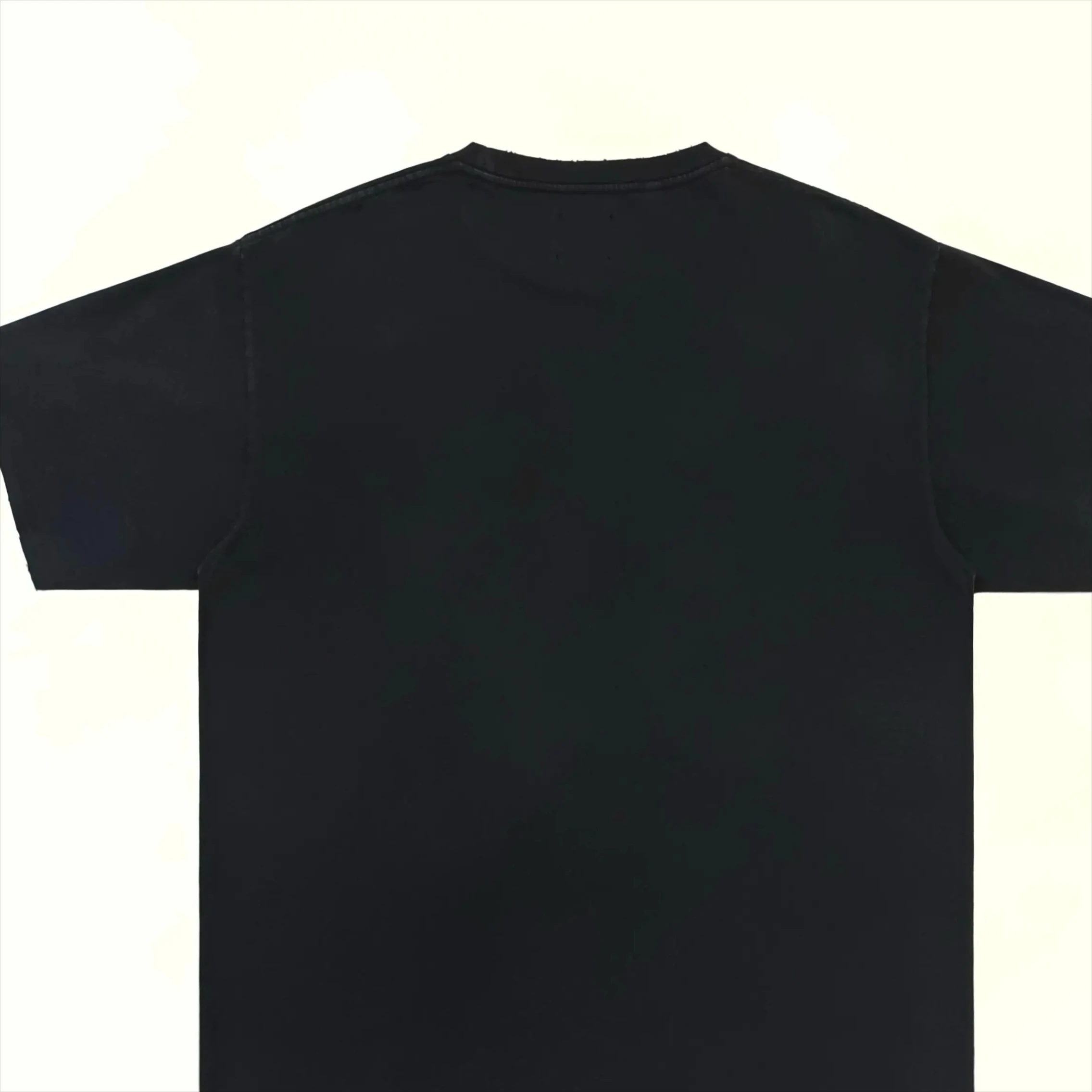 Gallery Dept. D letter print wash water do old short sleeve T-shirt
