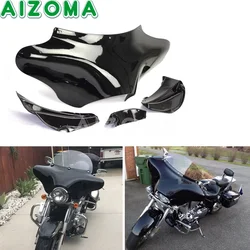 Motorcycles Outer Batwing Fairing Cowl w/Windshield for Yamaha Honda V-star VTX Kawasaki Vulcan Harley Softail Slim FLS Touring