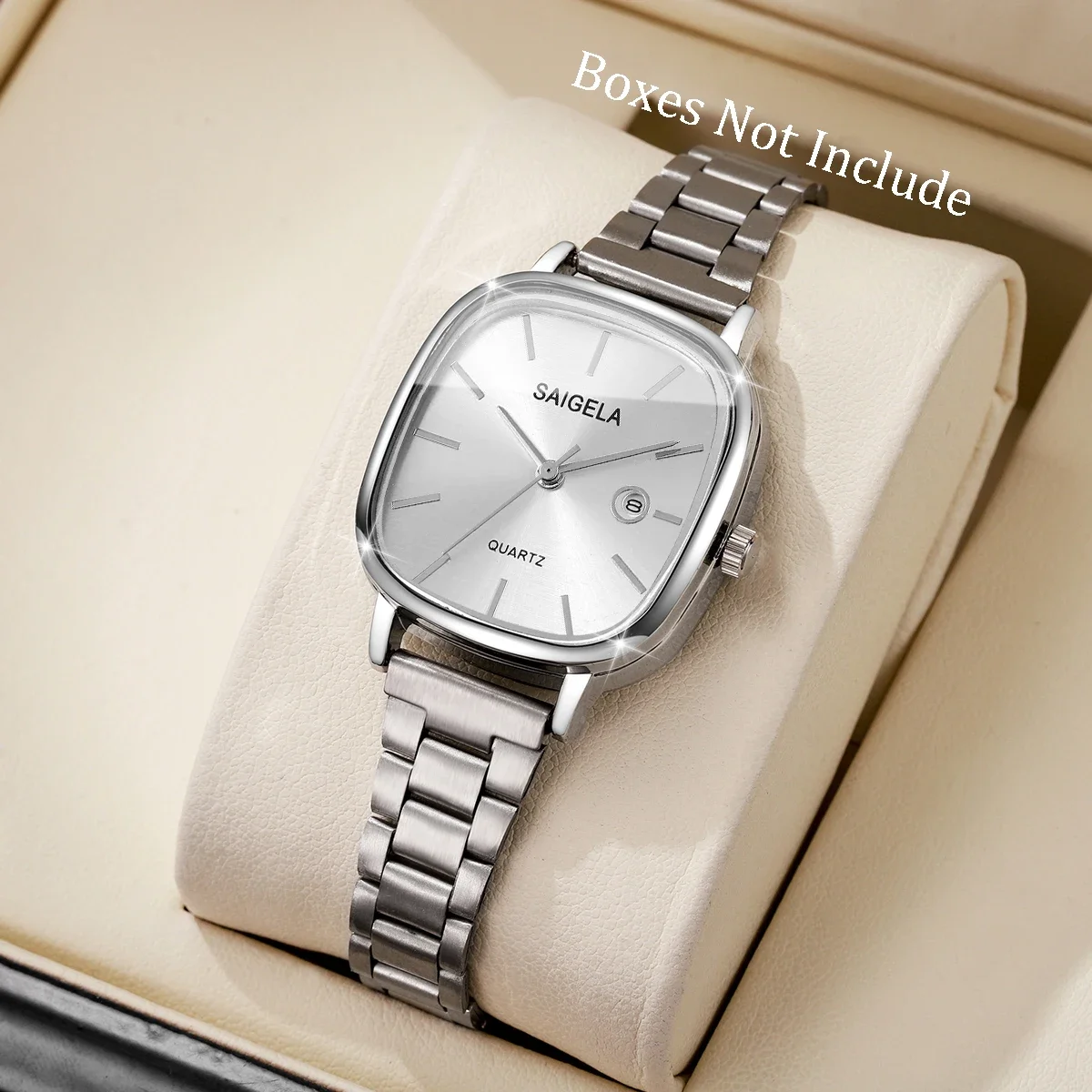 Fashion Square Dial Women Watches Casual Calendar Quartz Watch Ladies Clock Reloj Mujer (Without Box)