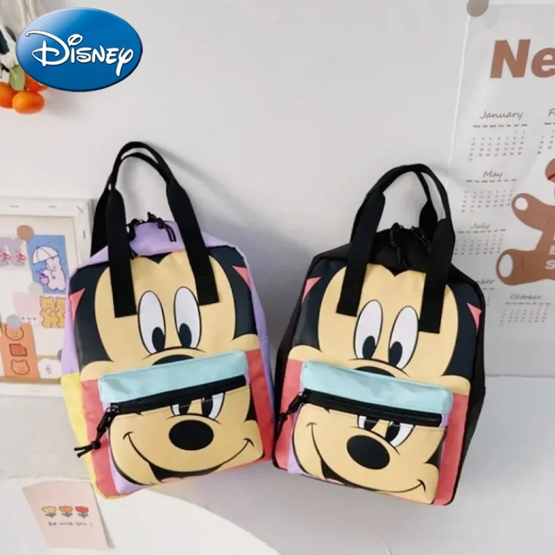 

Новинка Disney 2026, детский рюкзак с Микки Маусом, роскошные брендовые школьные сумки для мальчиков и девочек, высококачественные рюкзаки для детского сада большой вместимости