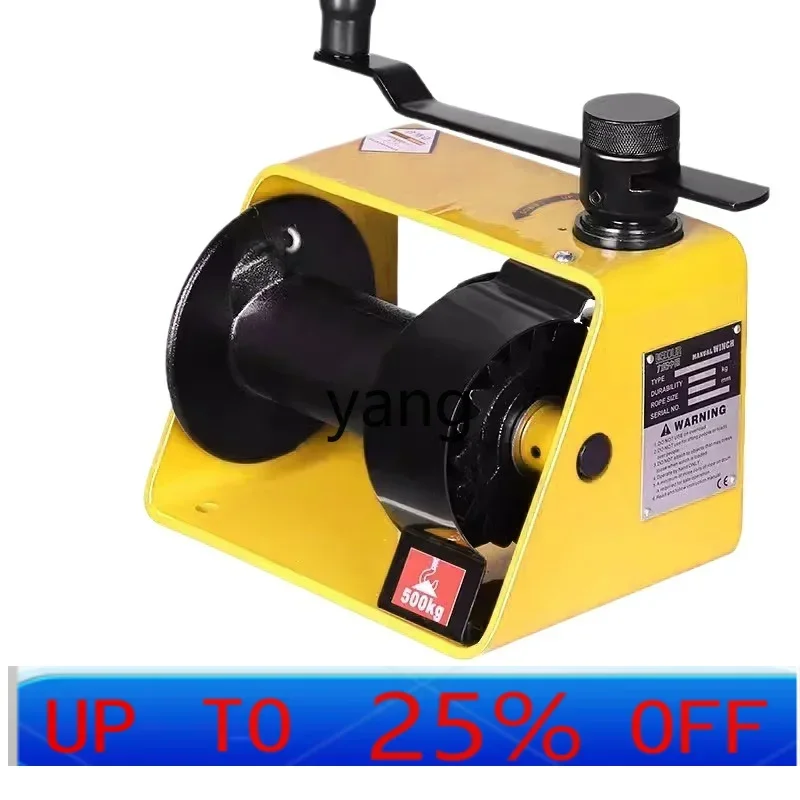 CX self-locking hand winch turbo worm winch with brakes heavy duty hand winch tractor