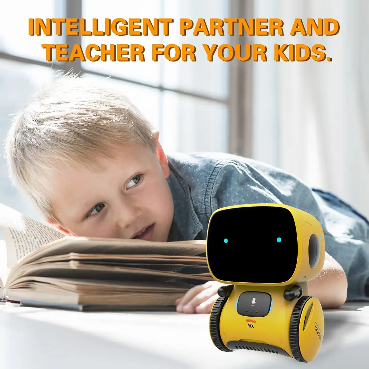 Educating Robot Smart Robots Dance Voice Command Sensor Singing Dancing Repeating Smart Toy for Kids Boys and Girls Talking Toys