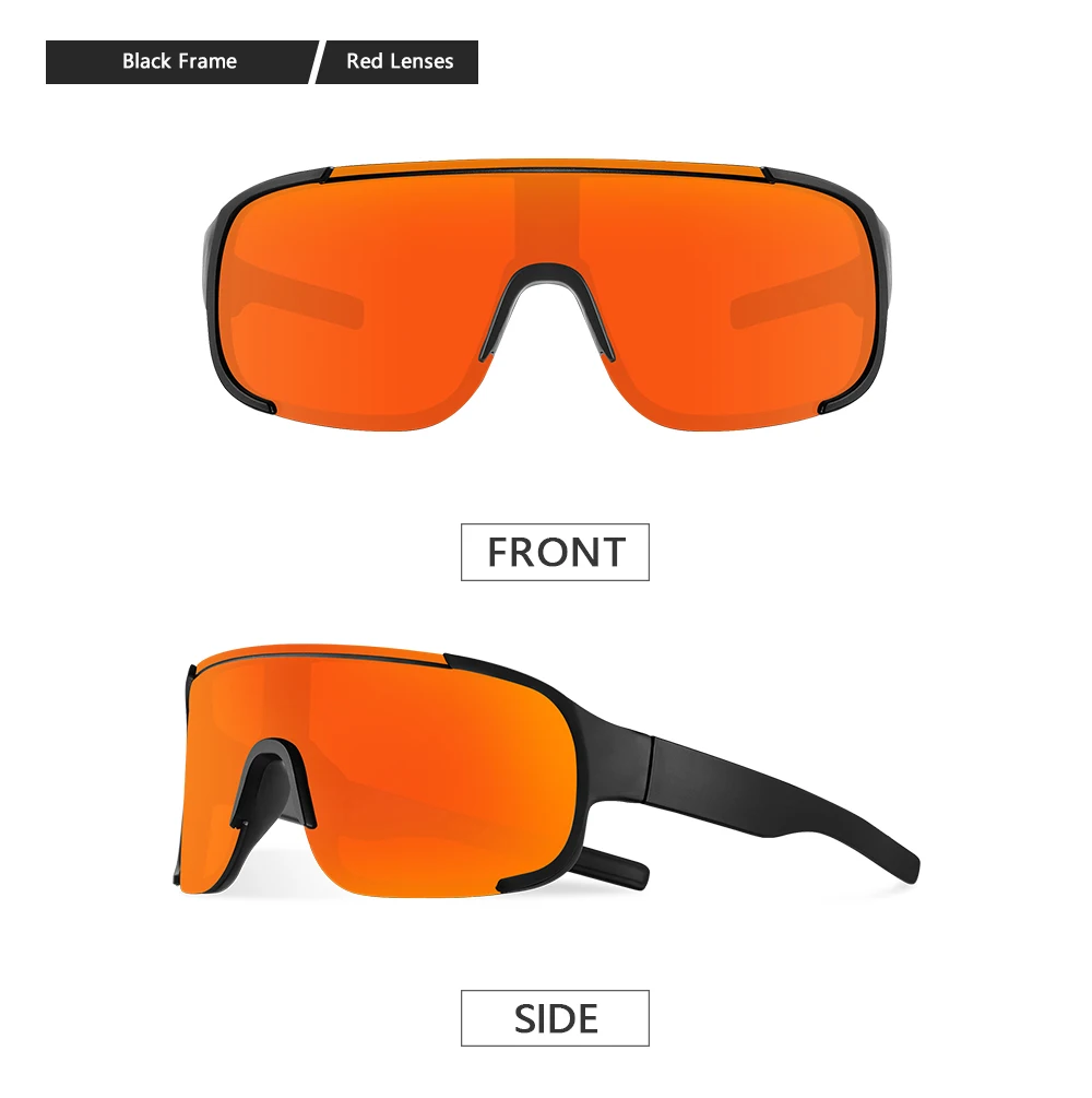 CRIXALIS 3PCS Outdoor Sport Sonnenbrillen für Männer Frauen Übergroße Spiegel Radfahren Sonnenbrille Brille Weibliche Skifahren Shades UV400 – Detail 9