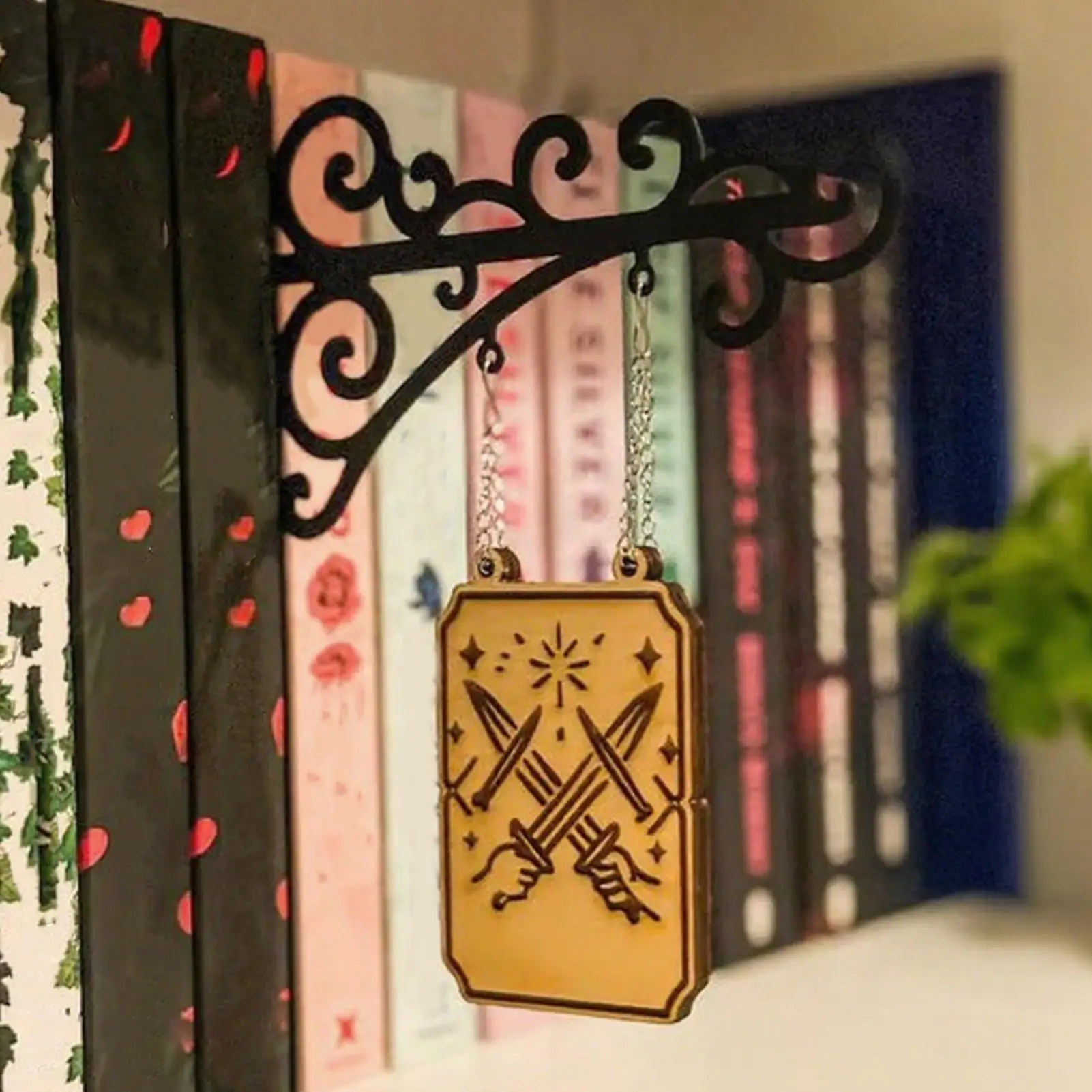 Book Nook Sign Book Genre Signs With Brackets For Bookshelf Easy Installation Divider Labels Library Supplies For Hotel