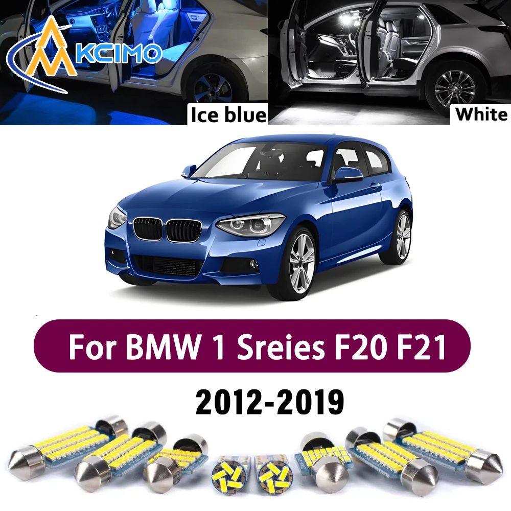 

LED Canbus Interior Reading Dome Vanity Mirror Light Kit For BMW 1 Sreies F20 F21 2012-2019 Premium Easy Install Bright Lights