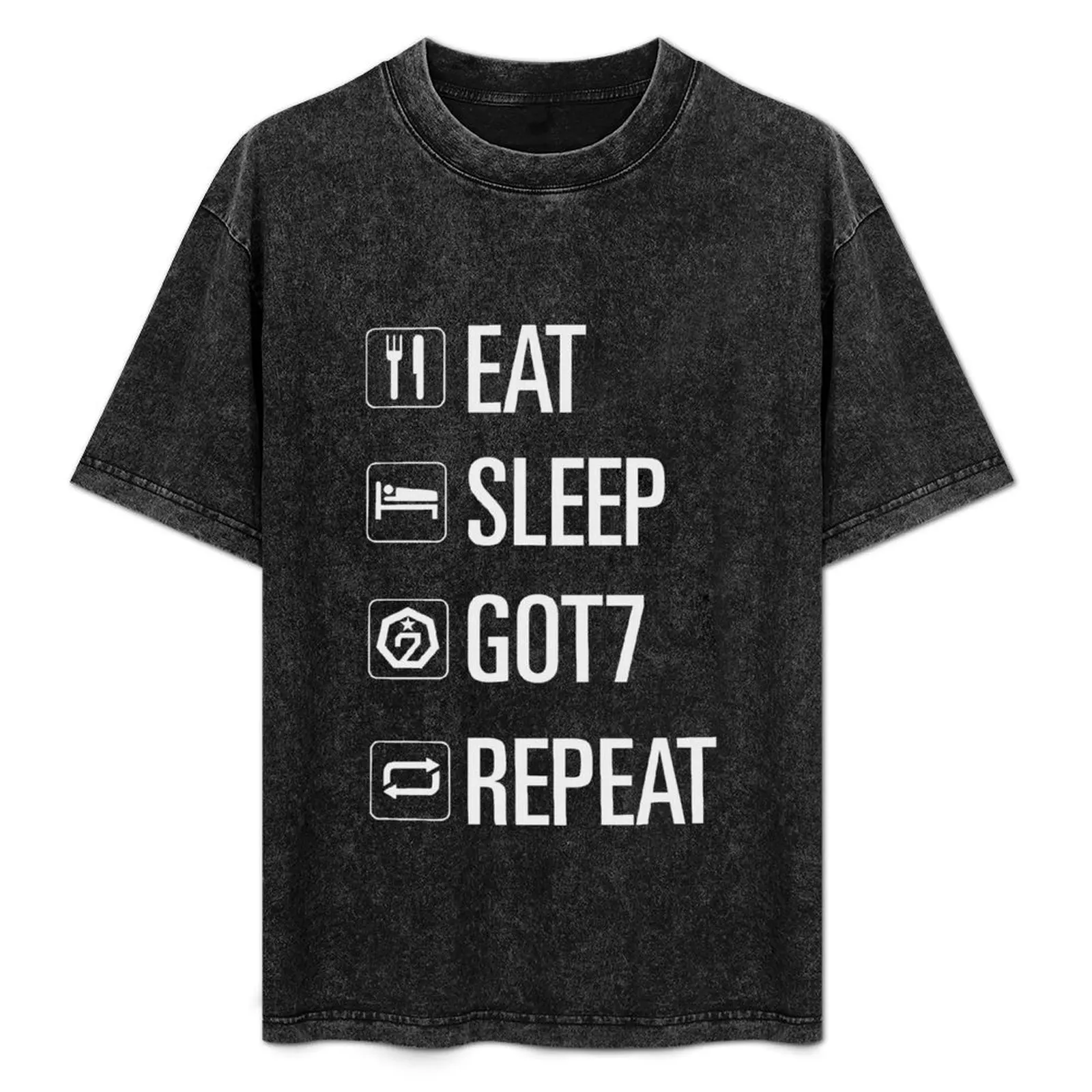 

GOT7 only T-Shirt Basic Simple Casual Short Sleeve Tee