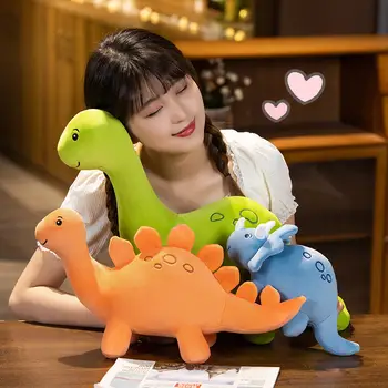 可愛動漫卡通小奶龍玩偶 可愛恐龍毛絨玩具 可愛娃娃 送給女孩的睡眠枕頭禮物 8 最佳銷售 恐龍絨毛玩具 - №4