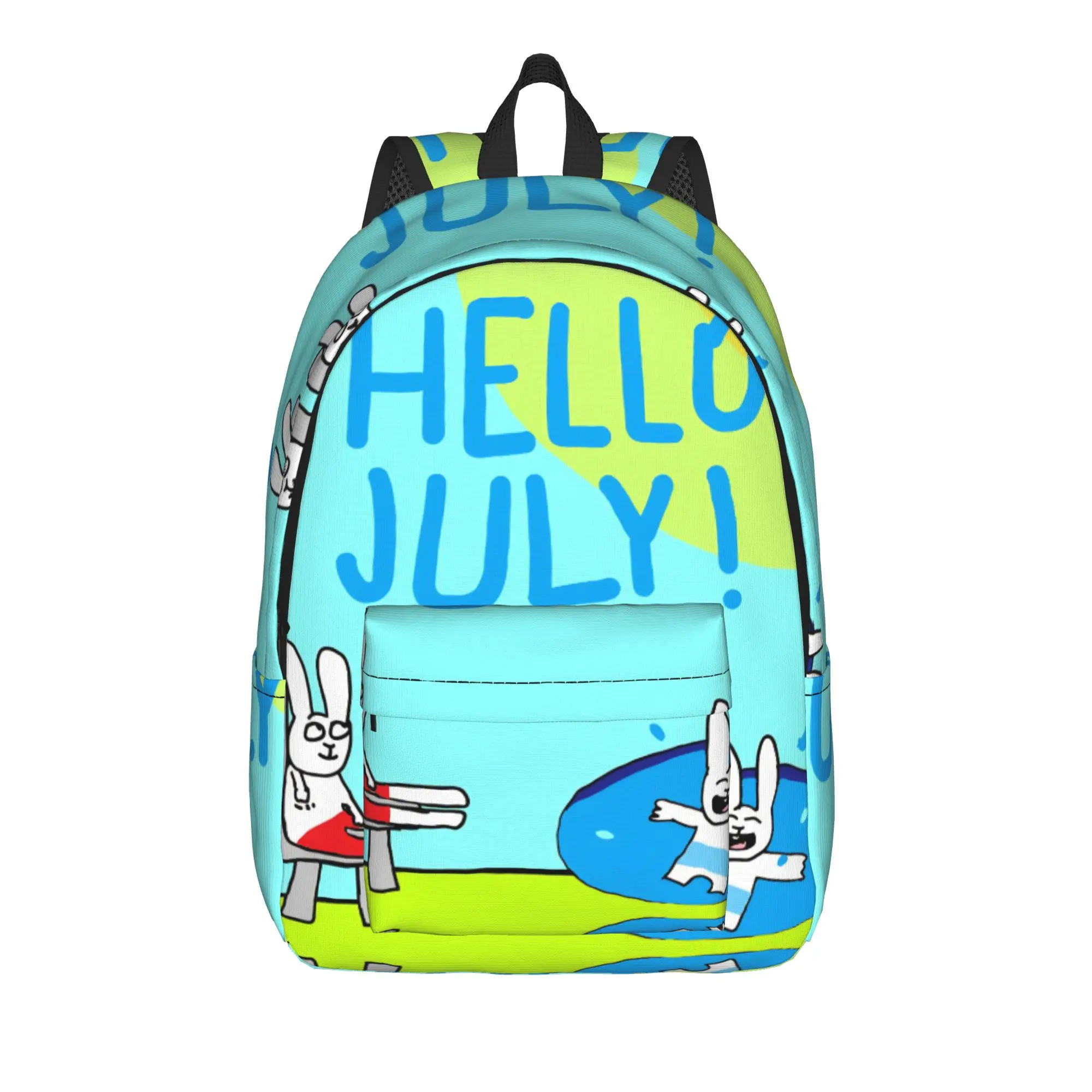 Simon Super Rabbit Teenage Backpack Durable Student Work  Daypack for Men Women College Canvas Bags