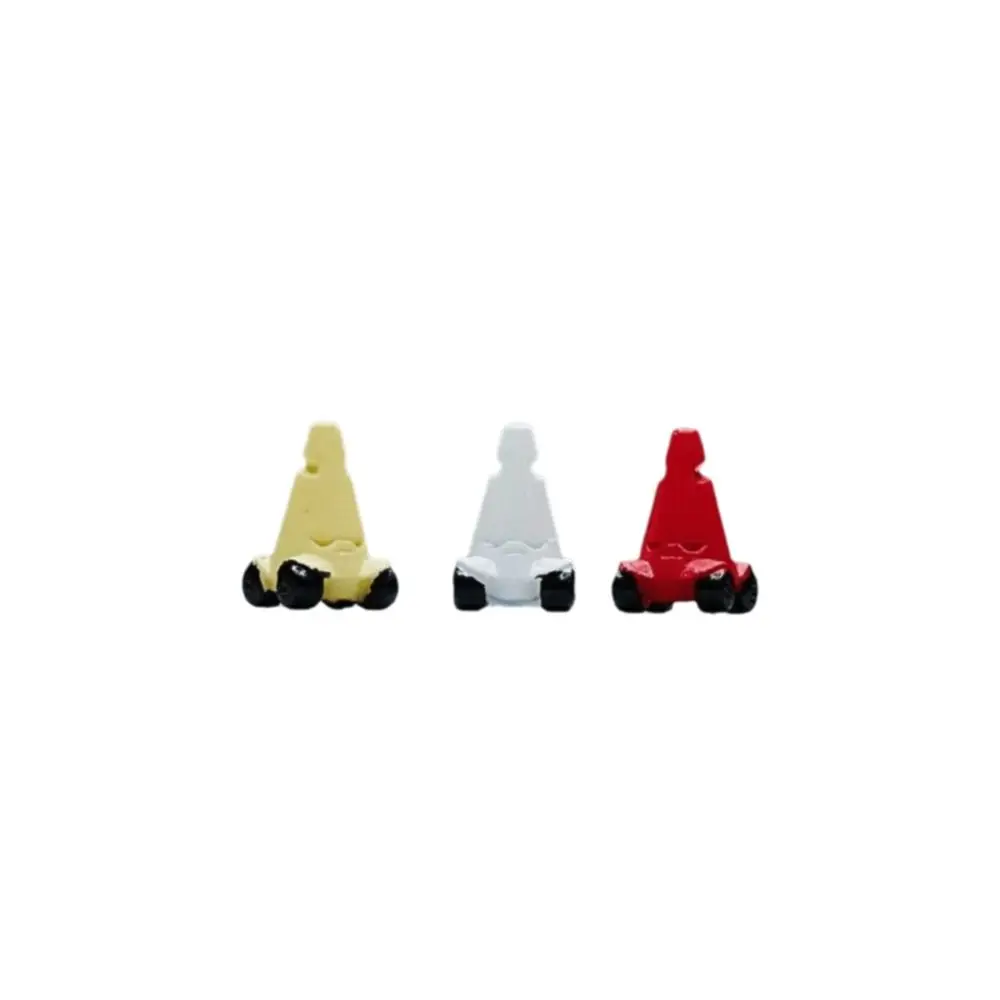Collection 1/64 Scale Road Traffic Facilities Traffic Cone Traffic Barriers Miniature Scene Model Warning Sign Resin Model