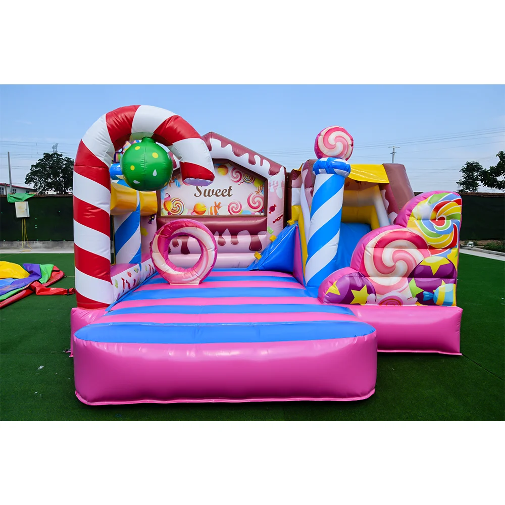 Inflatable Bouncy Candy Castle Inflatables And Bounce House Bounce House Inflatable Bulk Jumping Castle Pink
