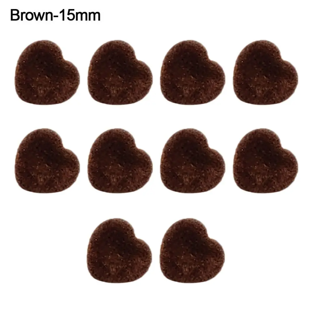 10pcs New 12mm 15mm 18mm Triangle Nose Bear Buttons DIY Tool Safety Parts Plastic Craft Love Noses