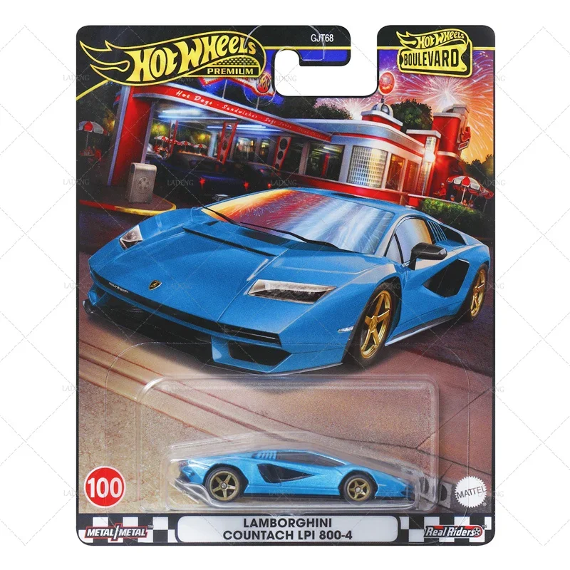 Original Hot Wheels Premium Car Boulevard Toys for Boys 1/64 Diecast Toyota Supra Fiat Modificado Mitsubishi Nissan Lamborghini