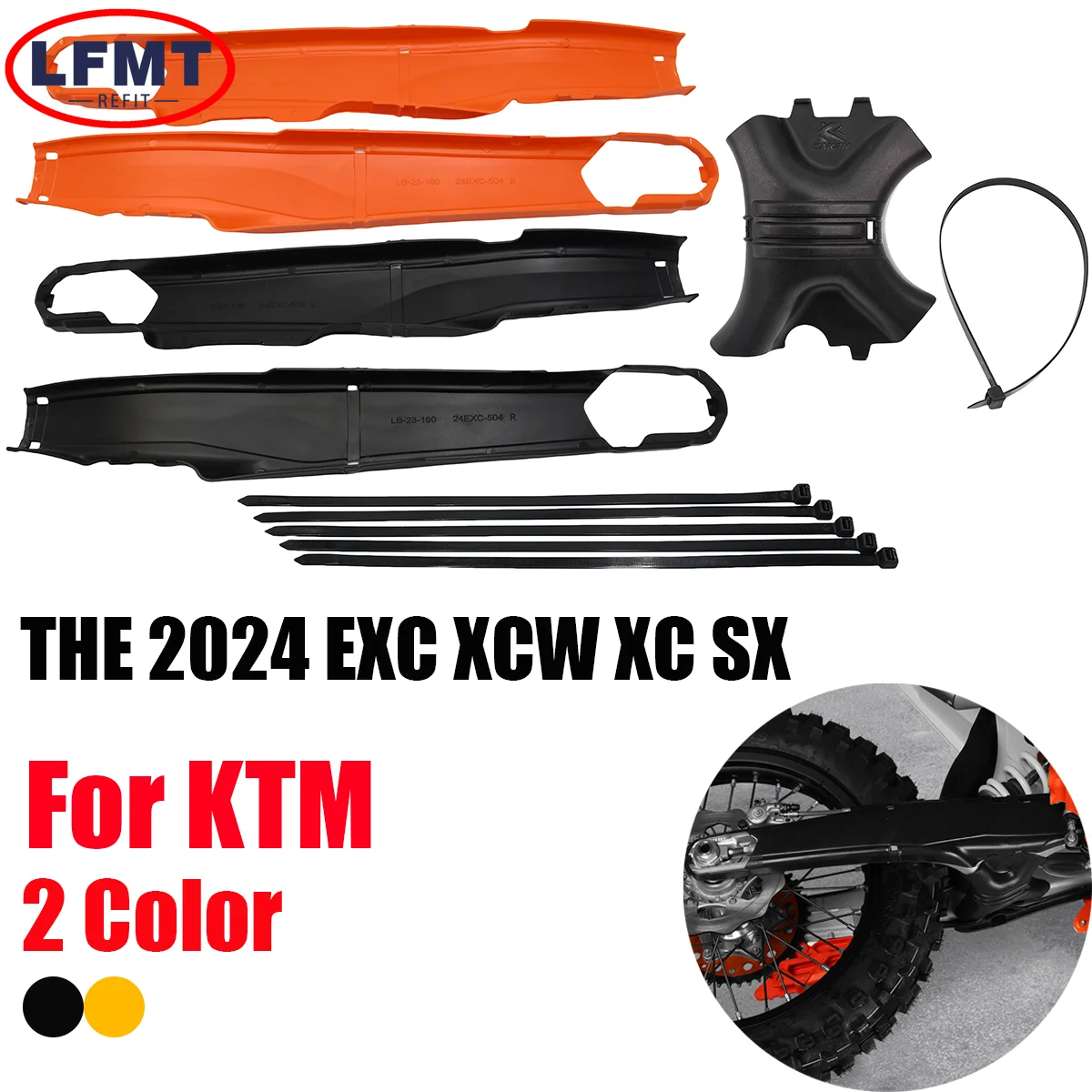 

2024 NEW Motorcycle Swingarm Swing Arm Protector Cover For KTM EXC EXC-F XC-W XCW-F 150 250 300 350 450 Enduro Dirt Pit Bike