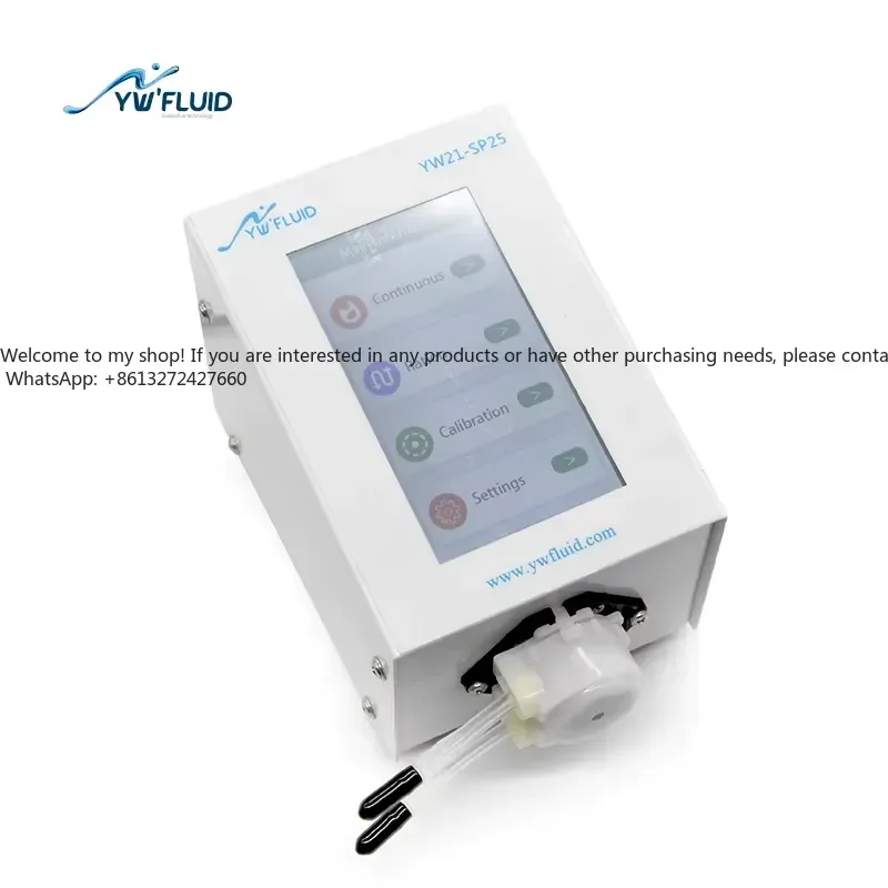 YW21 Accurate Adjustment Control Flow Adopt High Precision Intelligent Micro Peristaltic Pump view 2
