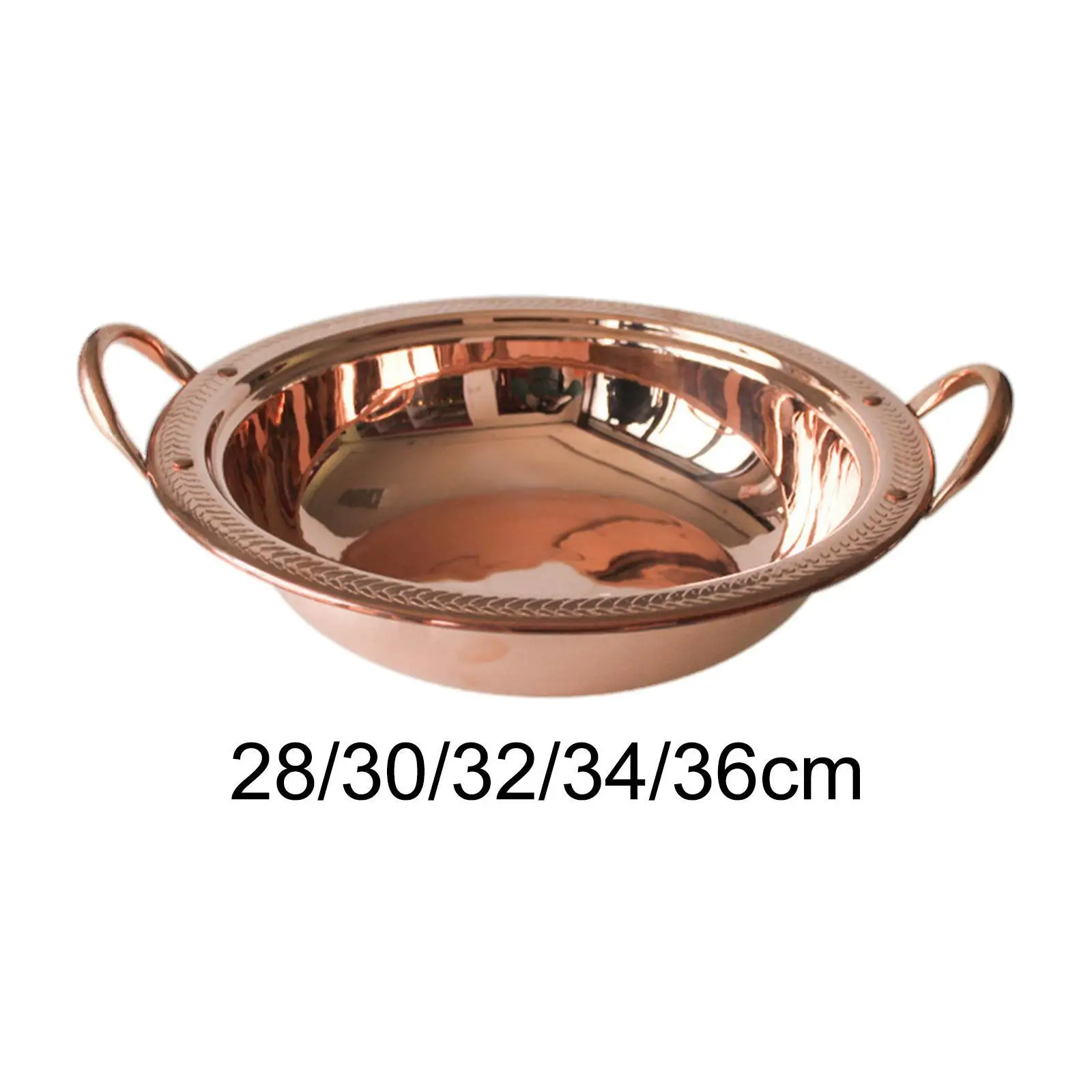 

Seafood Troop Pot Copper Stockpot Fast Heating Instant Noodle Pot for Picnic