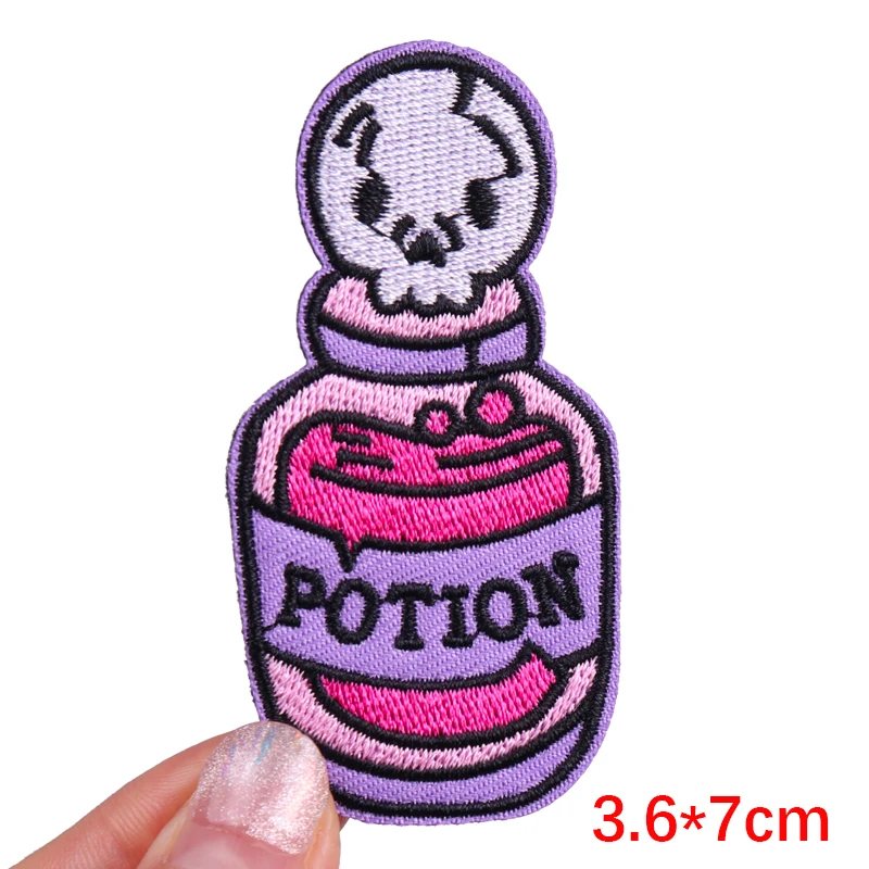 Getränke flaschen/Tasse Stickerei Patch Cartoon Patch gestickte Patches auf Kleidung Bügeleisen auf Patches für Kleidung DIY Näh aufkleber – Detail 25