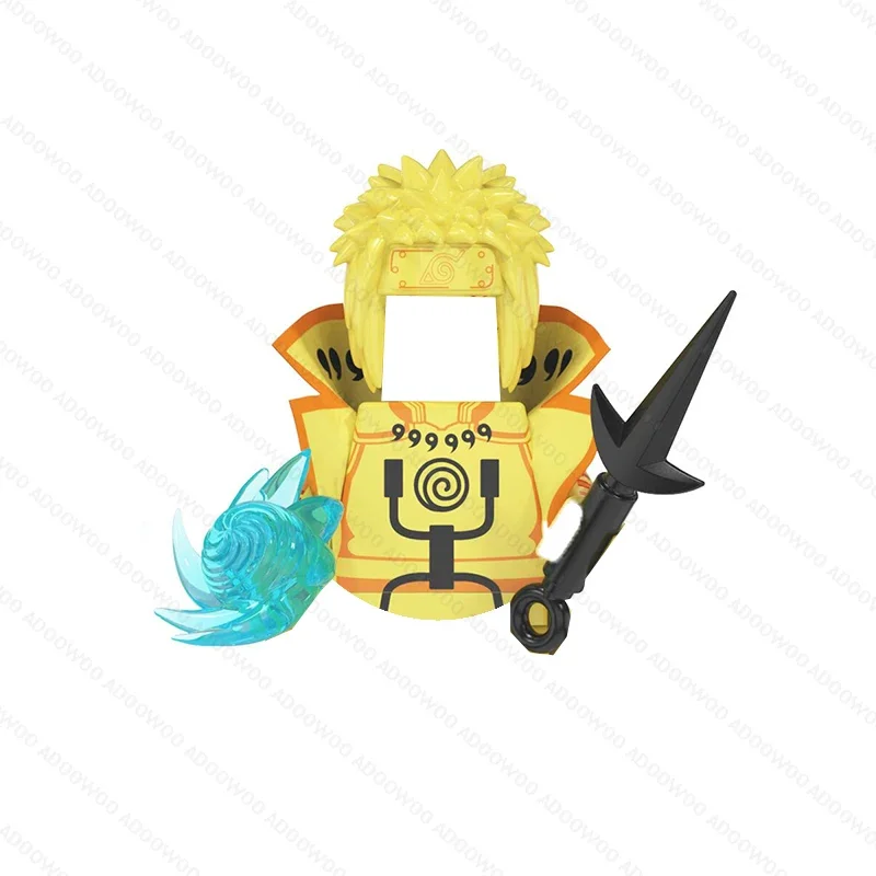 Manga Anime Naruto Mini Humanoid Building Block Figure Toy Compatible with DIY Itachi Kakashi Jiraiya Doll Decoration Gift