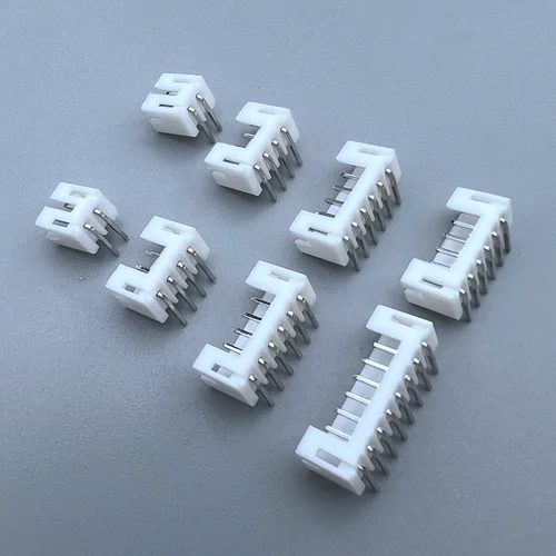 JST-Conectores curvos de PH-AW, conectores de 2mm, PH 2,0, 2 P, 3P, 4P, 5P, 6P, 7P, 8P, 9P, 10P, 11P, 12 Pines, cabezal de 2,0mm, material macho PH2.0, 50 Uds.