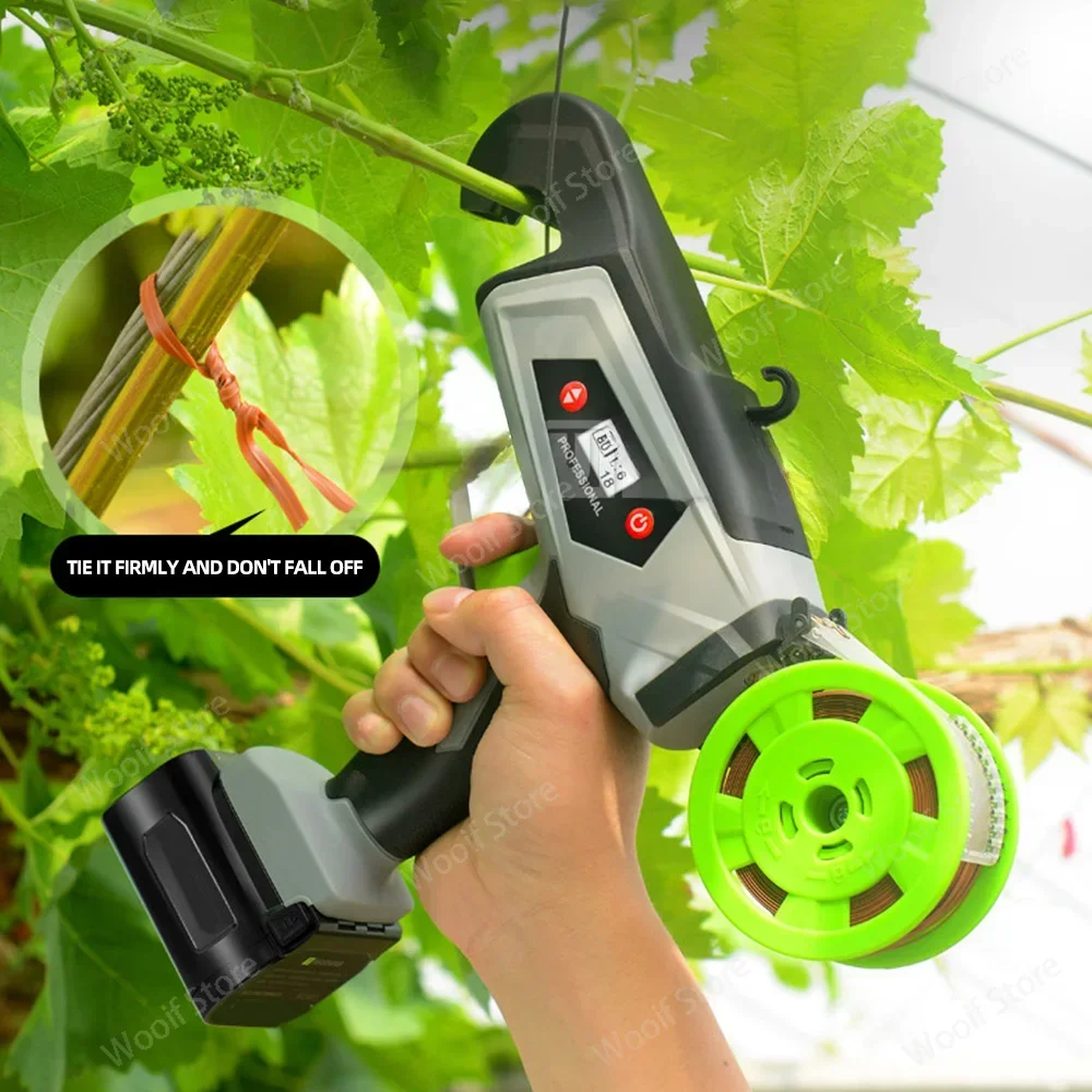 Электрический инструмент для подвязки ветвей, полностью автоматический связывающий инструмент для винограда, киви, томатов