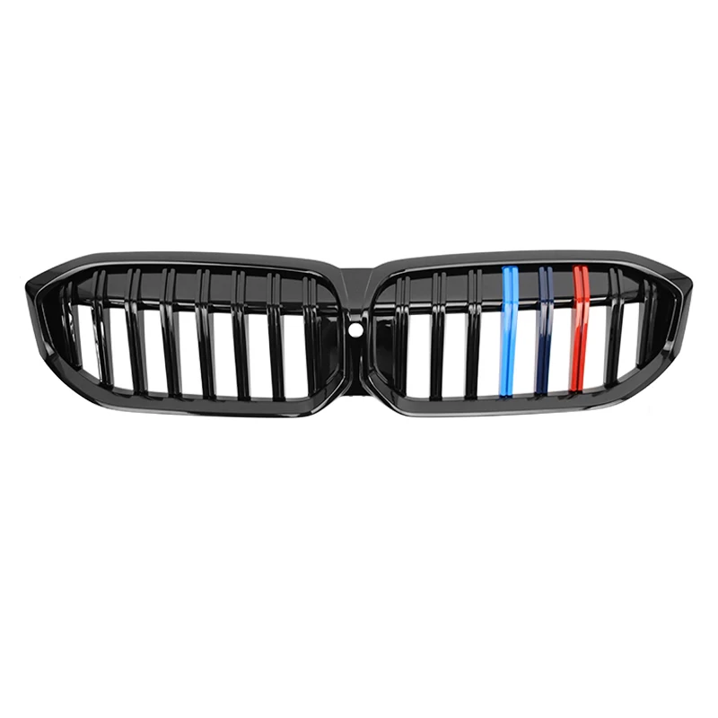 

Glossy Black G20 Double Line ABS Car Front Grille Car Grille for BMW 3 Series G20 G28 2023-IN Year