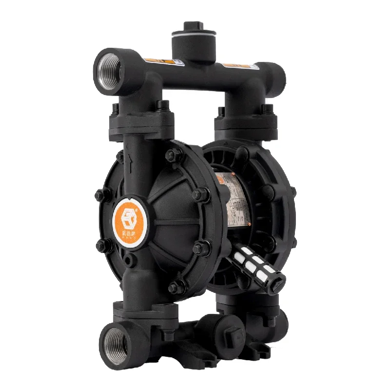 QBY3-25L aluminium alloy Air operated oil Ceramic solution transfer pneumatic double diaphragm pumps