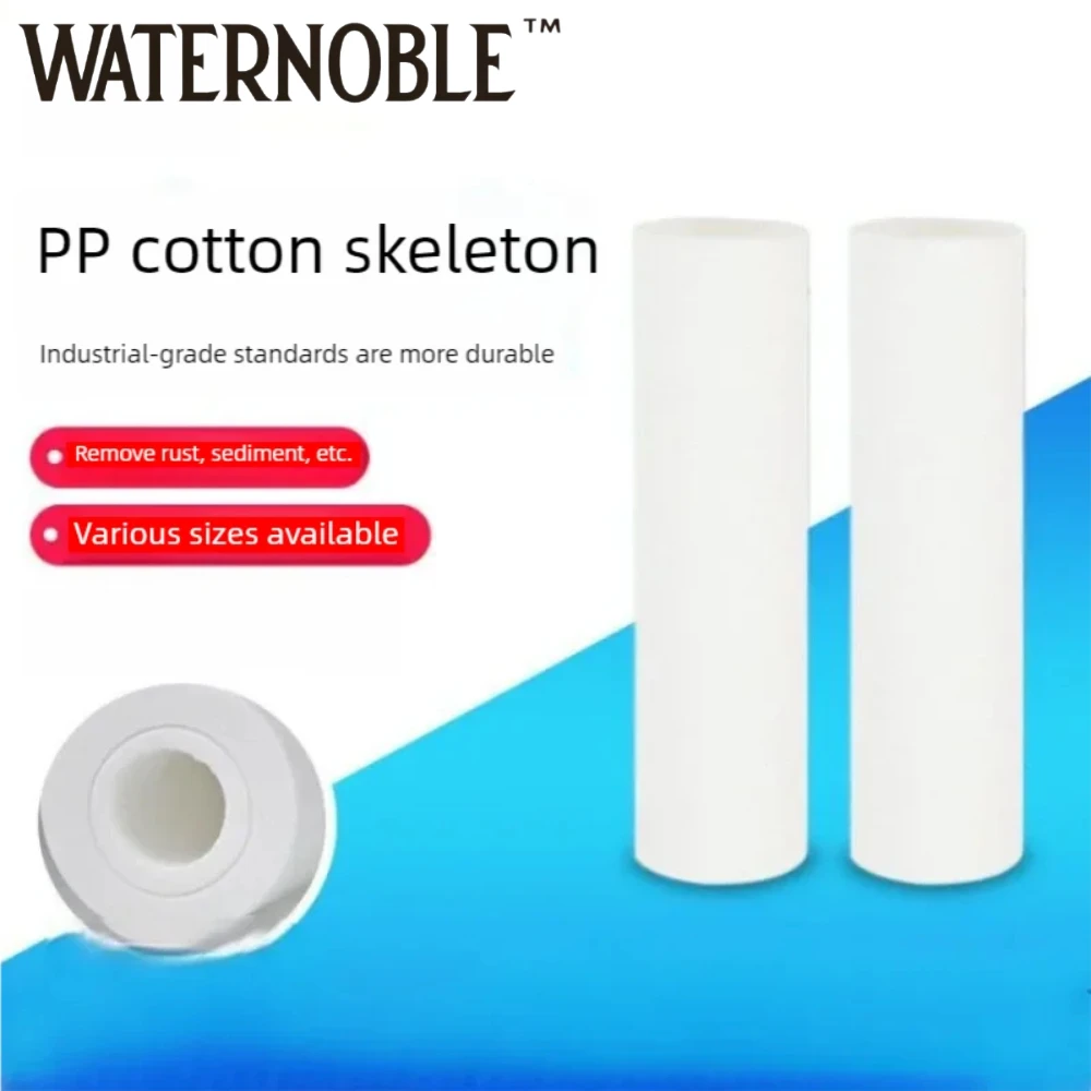 Waternoble Whole House Water Filtration 10 Inch PP Cotton Filter Set With Support Frame Efficiency Particulate Capture Component