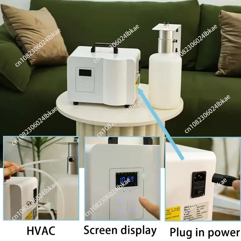

Indoor large area fragrance machine 2000ml commercial diffuser Airport supermarket fresh air system Fragrance sprayer