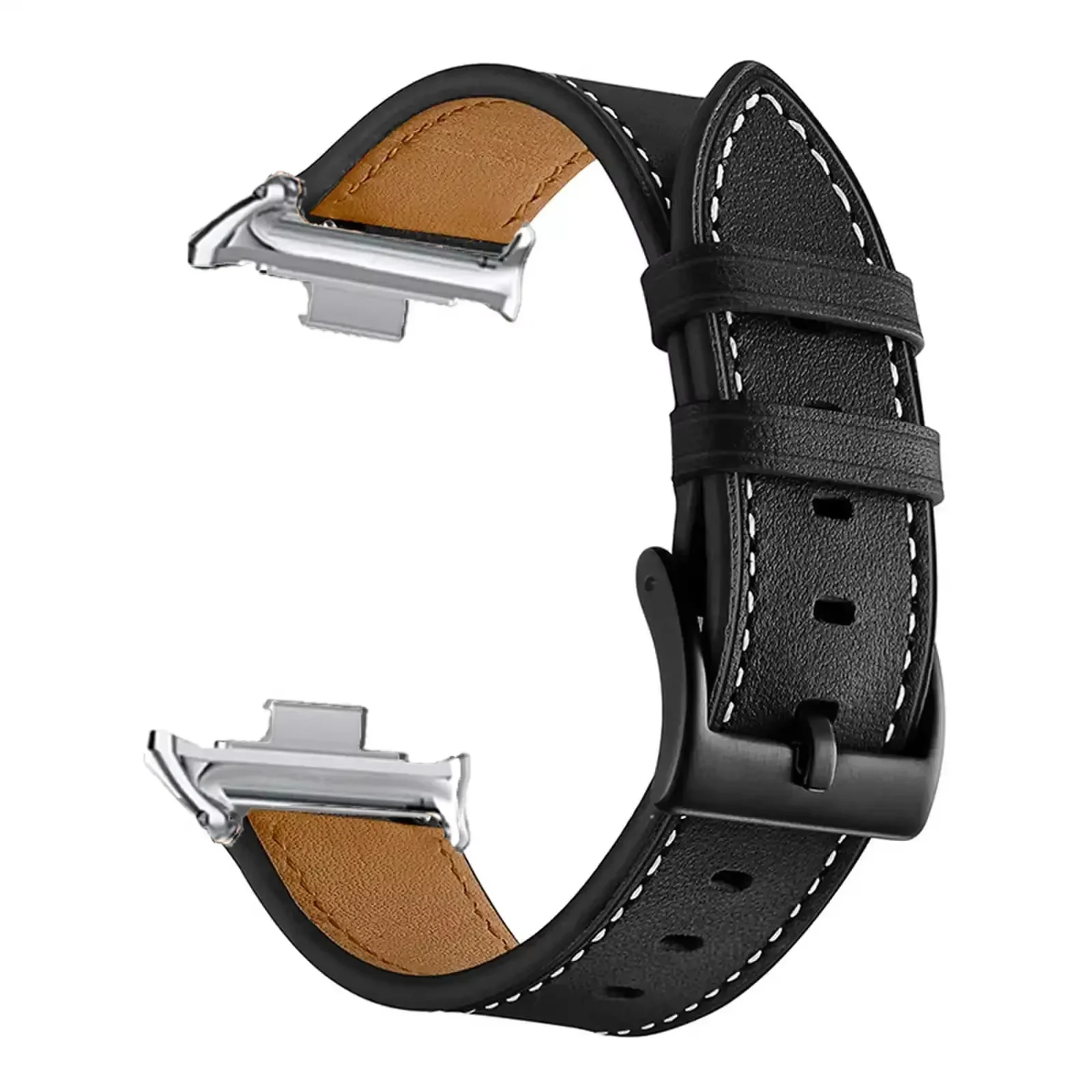 Retro-Lederarmband für Redmi Watch 6 5 4 Smartwatch Ersatzarmband für Xiaomi Mi Band 9 Pro/10 Pro/8 Pro Armband – Detail 6