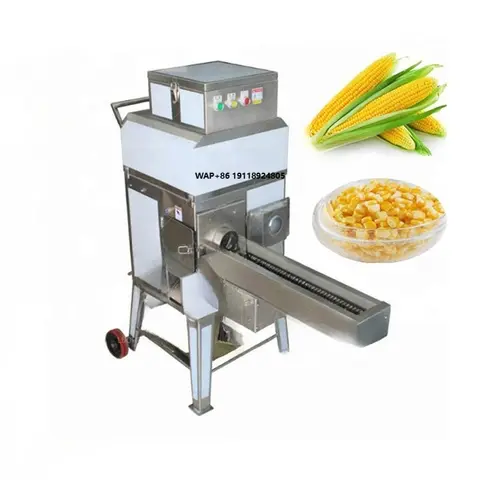 Farm Fresh Sweet Corn Husker Threshing Machine Maize Thresher Machine