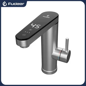 Fudeer 3400W 220V سخان مياه المطبخ الكهربائي الفولاذ المقاوم للصدأ صنبور فوري صنبور ماء سخان الباردة التدفئة أعلى 6 مبيعات للصنابير الكهربائية - رقم 6