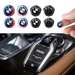 11/14mm Aluminum Car Key Stickers Auto Control Key Badge Accessory For BMW E46 E90 E39 E60 E36 E30 E61 E91 E92 E87 Performance M