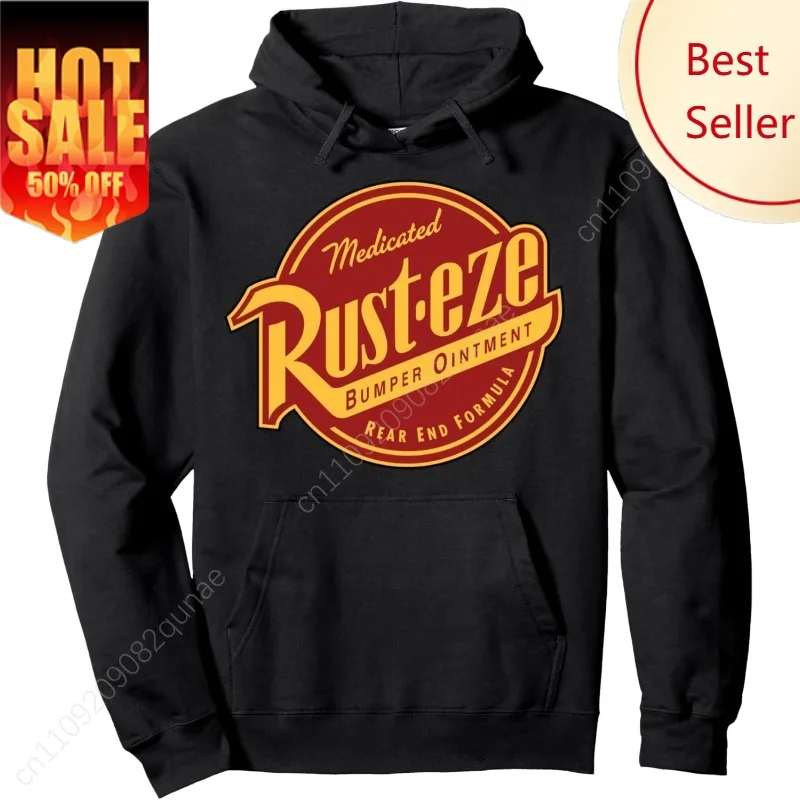 

Disney Pixar Cars 2 Rust-Eze Ointment Logo Graphic Hoodie Pullover Hoodie
