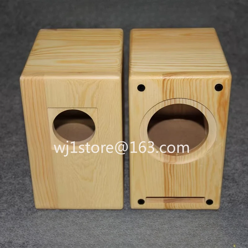 Solid wood speaker empty box body passive shell household full-range speaker empty shell empty speaker