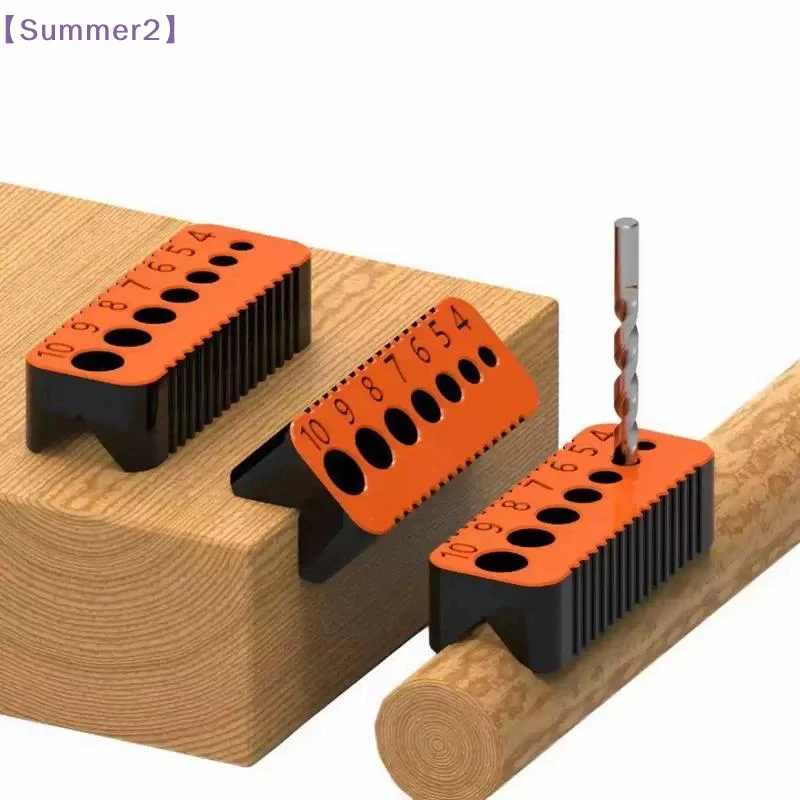【Xia2】Drill Guide For 4/5/6/7/8/9/10mm Holes Drill Bit DIY Drill Jig Block Joints Tool Multifunctional Precision Accessory{S}